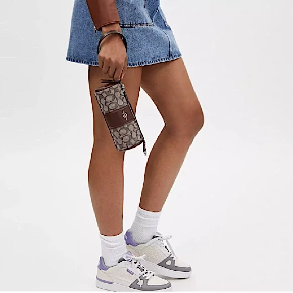 Coach Nolita Barrel Bag In Signature Jacquard - Picture 5 of 11